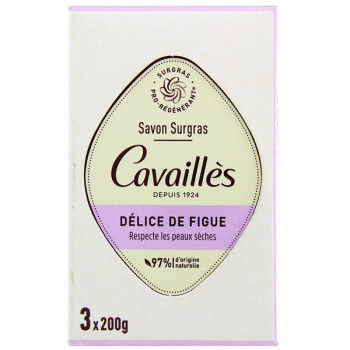 Savon Surgras Délice de Figue 3x200g Cavaillès