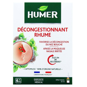 Humer Décongestionnant Rhume Spray 20ml