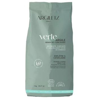 Argile Verte Grain de Concassée 1kg Argiletz