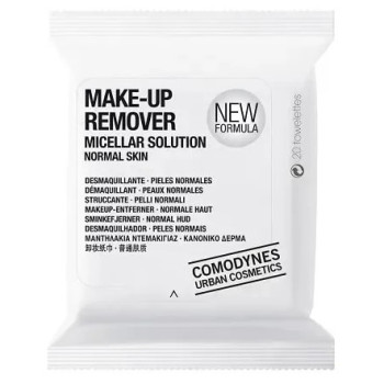 Lingettes Démaquillantes Peaux Normales x20 Comodynes