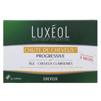 Luxéol Chute de Cheveux Progressive x90 Gélules