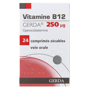 Vitamine B12 Gerda 250µg 24cpr