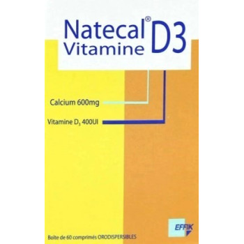 Natecal Vitamine D3 60cpr