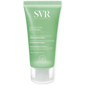 Spirial déo-douche Gel lavant fraîcheur intense 24h 55ml SVR