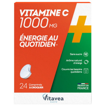 Vitamine C 1000mg x24cpr à croquer Vitavea