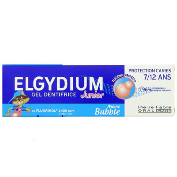 Dentifrice Junior 7-12ans Bubble Gum 50ml Elgydium