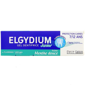 Dentifrice Junior 7-12 ans Menthe Douce 50ml Elgydium
