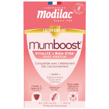 Mumboost Vitalité & Bien-Être Post-Partum x60 gélules Modilac