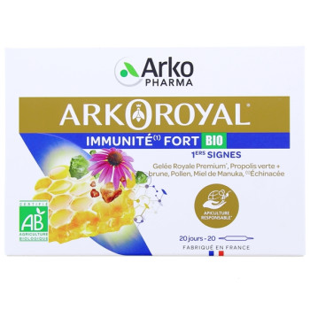 Arkoroyal Immunité Fort Bio x20 ampoules Arkopharma