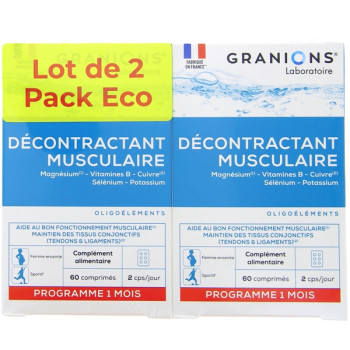 Granions Décontractant Musculaire 2x60cpr