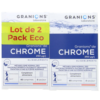 Granions de Chrome 250ug 2x60cpr