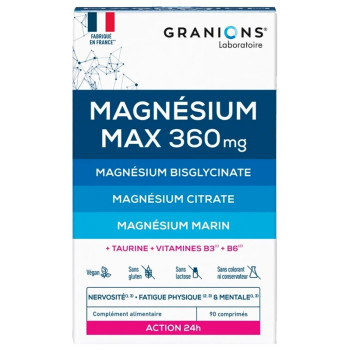 Magnésium Max 360mg x90cpr Granions