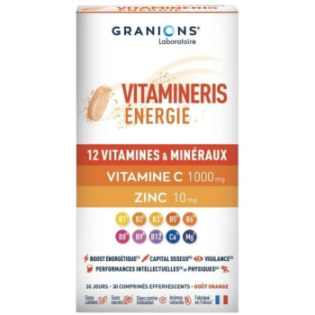 Vitamineris Énergie 1000mg x30cpr effervescents Granions