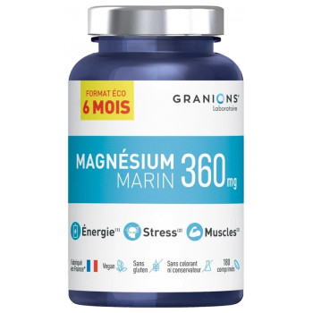Magnésium Marin 360mg x180cpr Granions