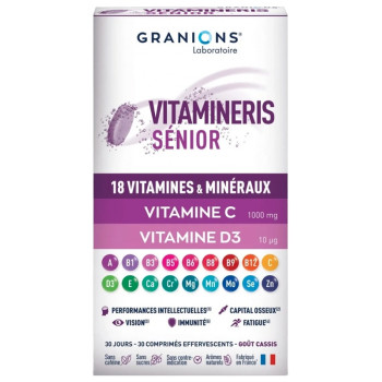Vitamineris Senior x30cpr effervescents Granions