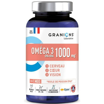 Oméga 3 1000mg x60 capsules Granions