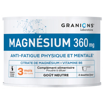 Magnésium 360mg 210g Granions
