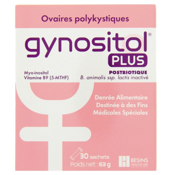 Gynositol Plus Ovaires Polykystiques x30 sachets Besins