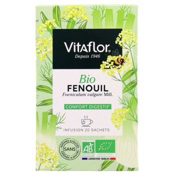 Infusion Fenouil Bio x20 sachets Vitaflor