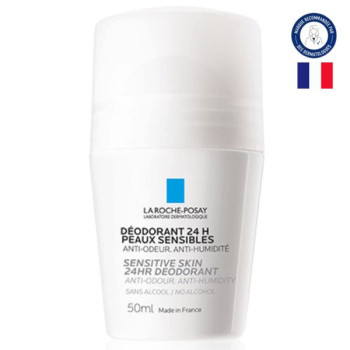 Déodorant Roll-on 24h Peaux Sensibles 50ml La Roche-Posay