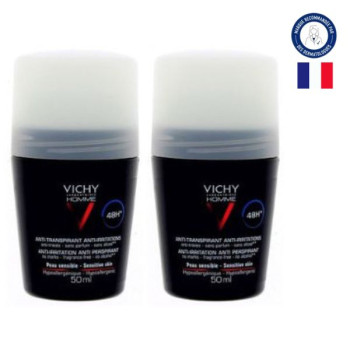 Anti-transpirant Bille Contrôle Extrême 72h 2x50ml Vichy Homme