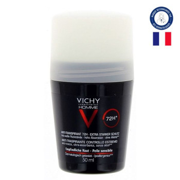 Anti-transpirant Bille Contrôle extrême 72h 50ml Vichy Homme