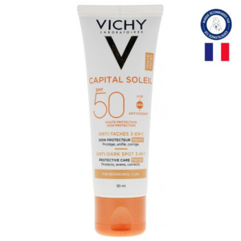 Capital Soleil Anti-tâches 3en1 Teinté SPF50 50ml Vichy