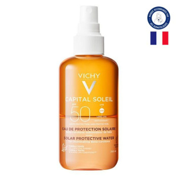 Capital Soleil Eau de Protection Solaire Hâle Sublimé SPF50 200ml Vichy