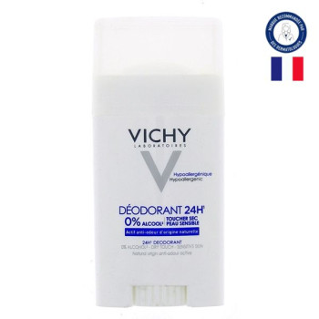 Déodorant Stick 24h Toucher Sec 40ml Vichy