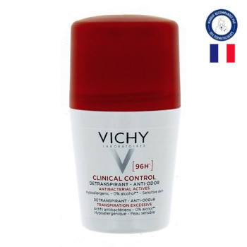 Détranspirant Anti-odeur Bille Clinical Control 96h 50ml Vichy