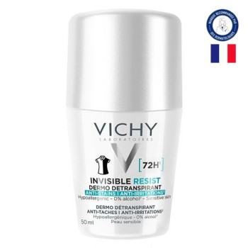 Invisible Resist Dermo Détranspirant 72h Roll-on 50ml Vichy