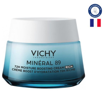 Minéral 89 Crème Boost d'Hydratation 72h Riche 50ml Vichy