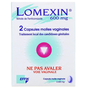 Lomexin 600mg x2caps vaginale