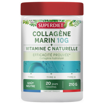 Collagène Marin 10g + Vitamine C 210g Superdiet