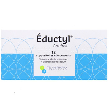Eductyl x12 suppositoires