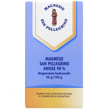 Magnesie San Pellegrino anisée 90% 90g