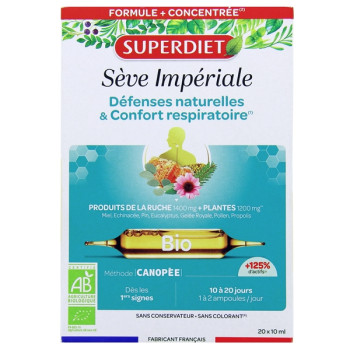 Sève Impériale Bio x20 ampoules Superdiet