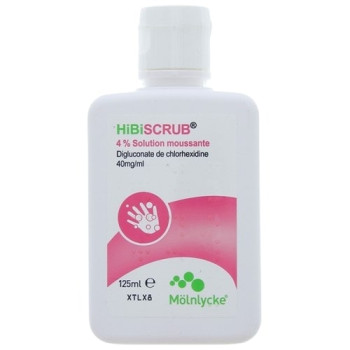Hibiscrub 4% Solution moussante 125ml
