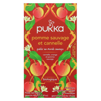 Infusion Pomme Sauvage et Cannelle Bio x20 sachets Pukka