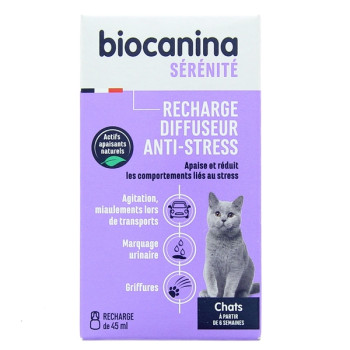 Recharge Diffuseur Anti-stress Chat 45ml Biocanina