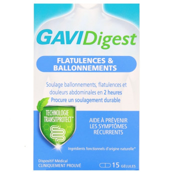 GAVIDigest Flatulences & Ballonnements x15 gélules