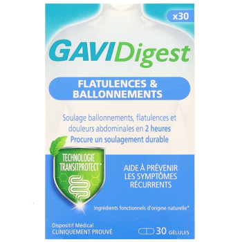 GAVIDigest Flatulences & Ballonnements x30 gélules