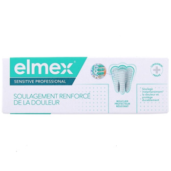Sensitive Professional Dentifrice Soulagement Renforcé de la Douleur 20ml Elmex