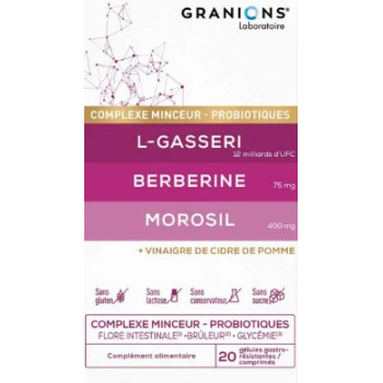 Complexe Minceur - Probiotiques x20cpr + 20 gélules Granions