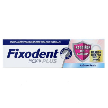 Fixodent Pro Plus Barrière Anti-Particules Arôme Frais 40g
