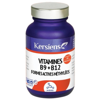 Vitamines B9 + B12 x30 gélules Kersiens
