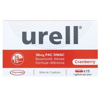 Urell 36mg PAC Cranberry x15 gélules Pharmatoka
