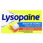 Lysopaïne Miel Citron x36cpr