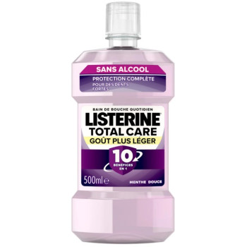 Listerine Total Care Goût Plus Léger Bain de Bouche 500ml
