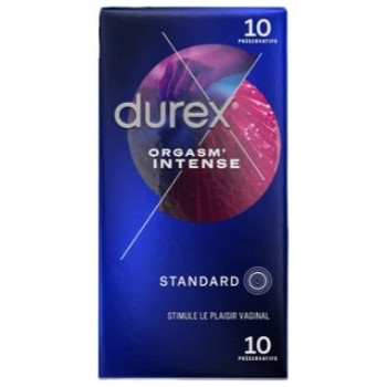 Préservatifs Orgasm' Intense x10 Durex